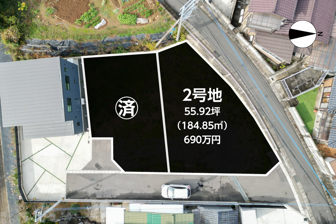 長崎県佐世保市桑木場にある、永代ハウスの分譲地好評分譲中。