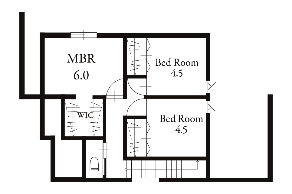 【早苗町】坪庭のある家